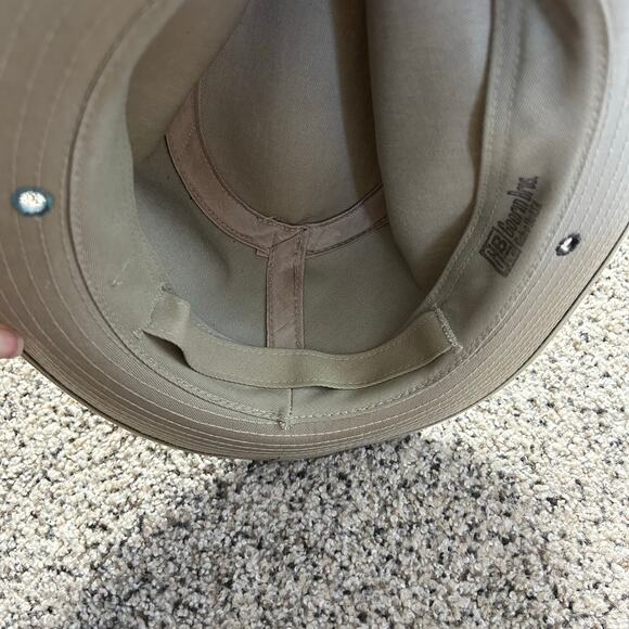 Goorin Bros Canvas Panama Hat Adjustable Fast Tab Fedora - Very Clean - Picture 3 of 5